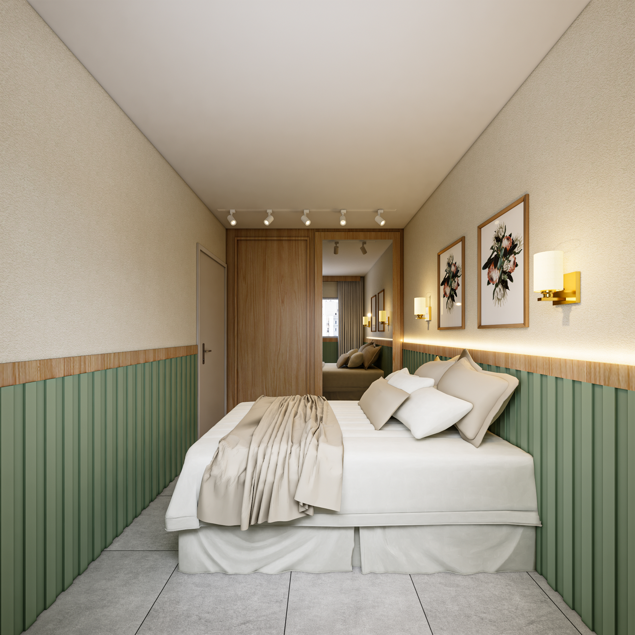 Detalhe interior studio Serenita Cascavel